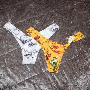 2 pairs of Zaful Bikini Bottoms